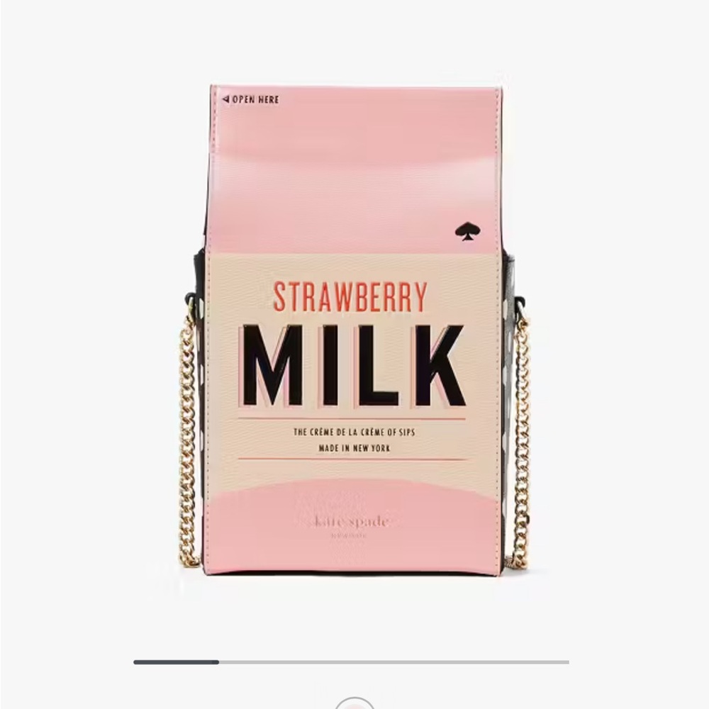 Kate Spade Strawberry Milk Carton Crossbody Bag NWT